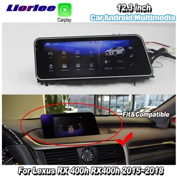 

Liorlee For Lexus RX 450h RX450h 2015-2018 Car Android Carplay GPS Navigation multimedia Player Radio Stereo WiFi DVD display