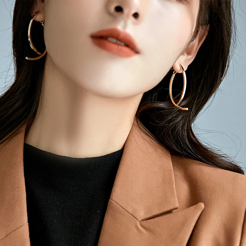 Korean Chic Long Drop Earrings For Women Fashion Simplehanging Dangle Earrings Jewelry Girls Christmas Gift