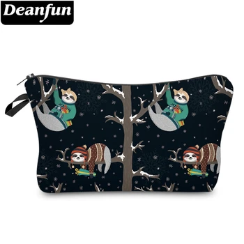 

Deanfun Women Cosmetic Bag Sloth Pattern Design Toiletry Bag Big Storage Zipper Pouch 52521