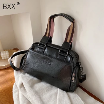 

[BXX] PU Leather Crossbody Bags For Women 2020 Spring Messenger Shoulder Business Bag Female Travel Phone Purses Handbags HL625
