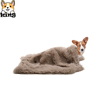 

Plush Pet Mat Double-layer Pet Blankets Golden Retriever Large and Medium-sized Dog Mats Cat Blankets Warm and Comfortable