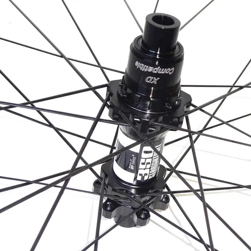 1250 g 29er mtb велосипедные колеса DT 350 boost ступицы 28 мм Широкие Углеродные колеса для горного велосипеда