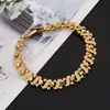 Trendy Romantic Heart Bracelet Gold Color Dubai Ethiopian African Women Jewelry 1
