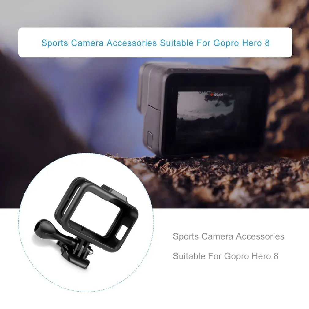 Корпус для GoPro HERO 8 черный жесткий защитный чехол для Go Pro Hero8 для Go pro Hero рамка крепление
