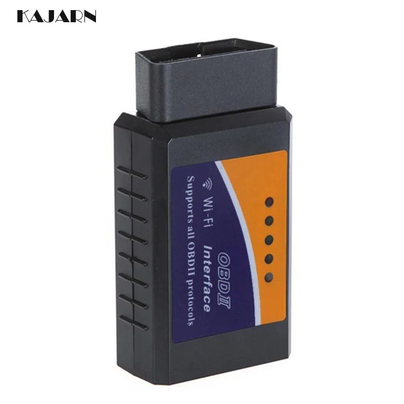 Автомобильный OBDII ELM327 wifi V1.5 чип автоматический считыватель кодов ELM 327 V1.5 OBD 2 wifi 12V автомобильный сканер для IOS Android PC
