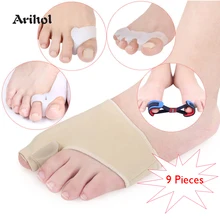 Foot Toe Orthopedic Bunion Corrector Kit Splints Big Toe Straightener Separator Hallux Valgus Corrector Feet Toe Exercise Strap