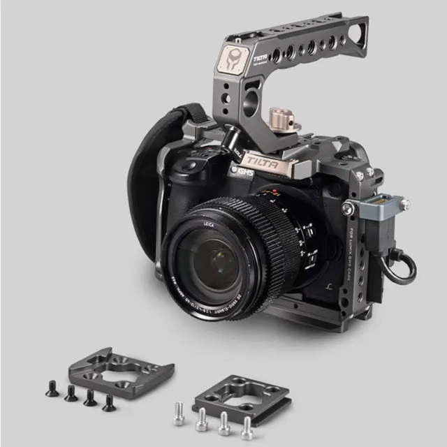 GH5 Basic Kit Tilta DSLR GH5 чехол для камеры с полной клеткой для Panasonic GH5 GH5S dslr rig gh5 rig Верхняя ручка боковая фокусировка ручка TA-T37-FCC-G - Цвет: GH5 Basic Kit