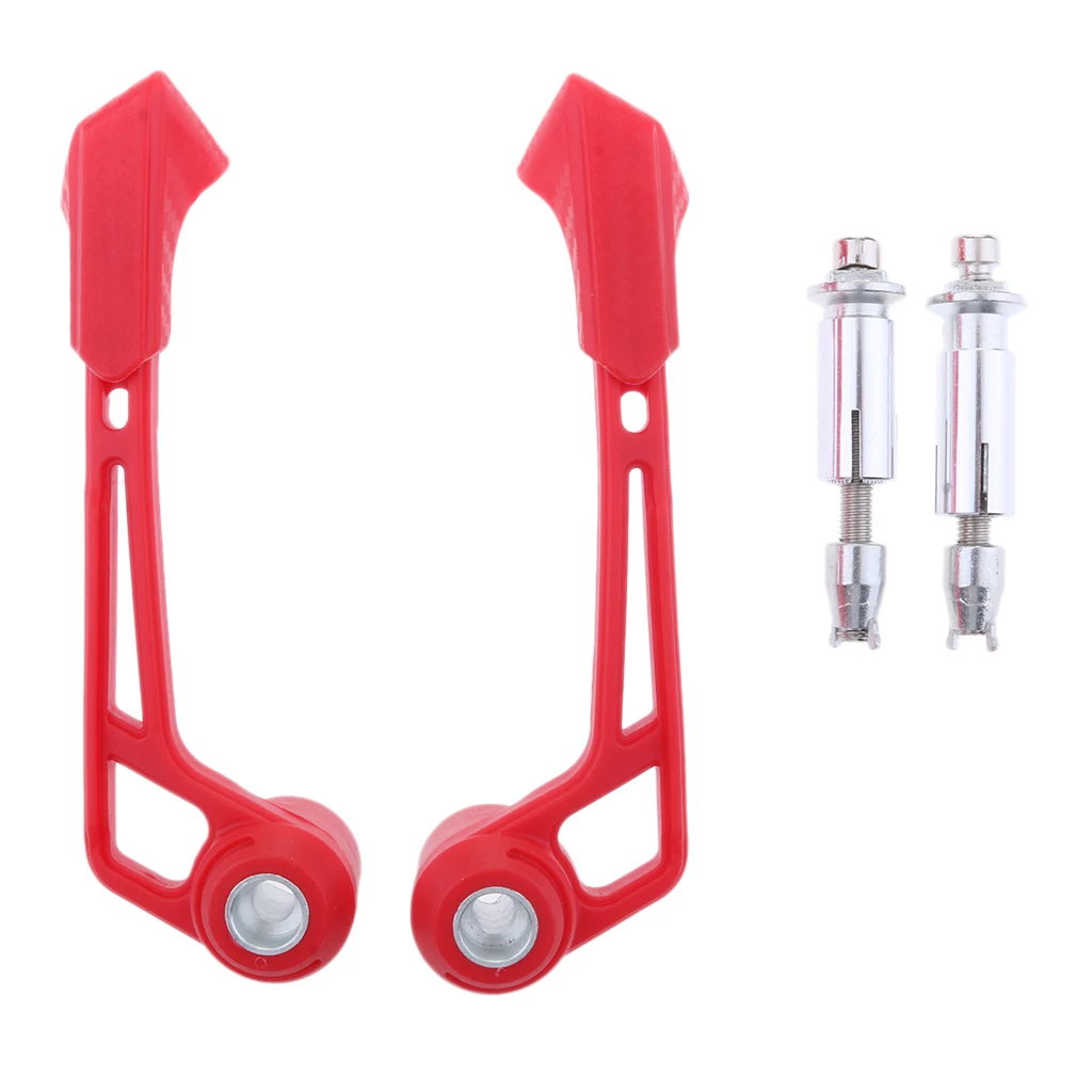 ATV Dirt Bike Hand Guards Protector Motorcycle Handlebar Handguard Red