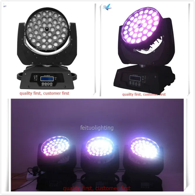 E-8pcs вечерние дискотечный светильник 36x18 Вт RGBWA UV Led Moving Head Zoom Wash Lyre проектор DMX звуковая активация