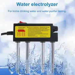 Détecteur de qualité de l'eau Premium, Test d'électrolyse à domicile, outils d'électrolyse, niveau de pureté de l'eau, outils de Test de PH 