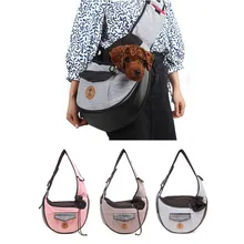 Новая сумка-переноска для питомца щенка, сумка для путешествий на открытом воздухе, Сетчатая Сумка на одно плечо, Удобная дорожная сумка на плечо для собак HR