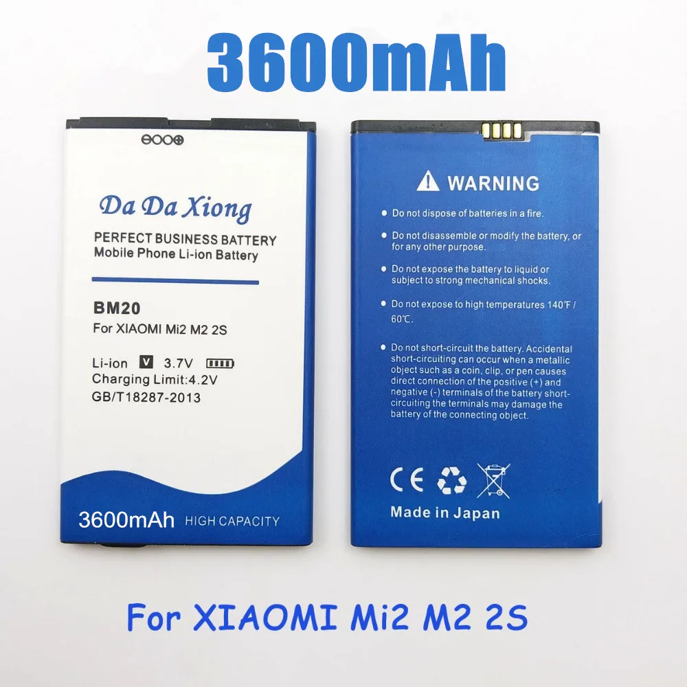 Аккумулятор BM20 на 3600 мА · ч для Xiaomi Mi2 Mi2S M2S M2 2S сменные батареи большой емкости|bm20