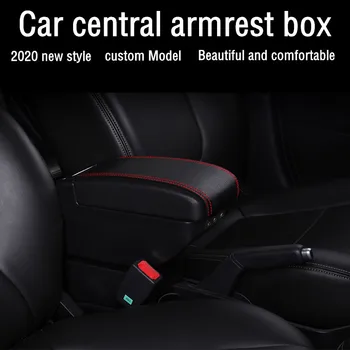 

For Renault Clio Armrest Box Clio Mk4 Universal Car Central Armrest Storage Box cup holder ashtray modification accessories