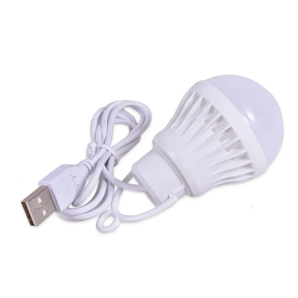

1.2m Portable Lantern Camp Lights USB Bulb 3/5/7W Power Outdoor Camping Multi Tool 5V LED for Tent Camping Gear Hiking USB Lamp