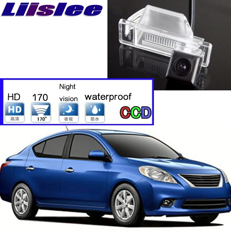 

Автомобильная камера для Nissan Sunny 2011 ~ 2014, Высококачественная резервная Водонепроницаемая камера заднего вида для PAL для настройки | Разъем CCD + RCA