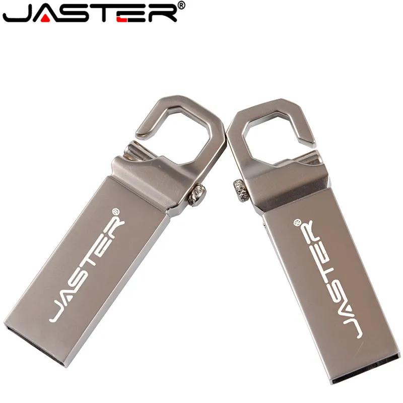 Металлические USB флеш-накопители JASTER, 64 ГБ, 32 ГБ, 16 ГБ, 8 ГБ, 4 Гб, высокоскоростные флеш-накопители USB 2,0, u-образная флешка, флеш-накопитель USB