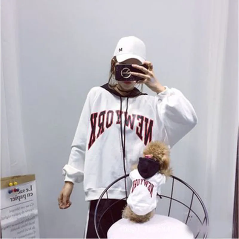 

Dog Clothes for Small Dogs Matching Clothing for Dogs T-shirt for French Bulldog Clothes Pet Parent-Child Pet Dog Costume S-4XL