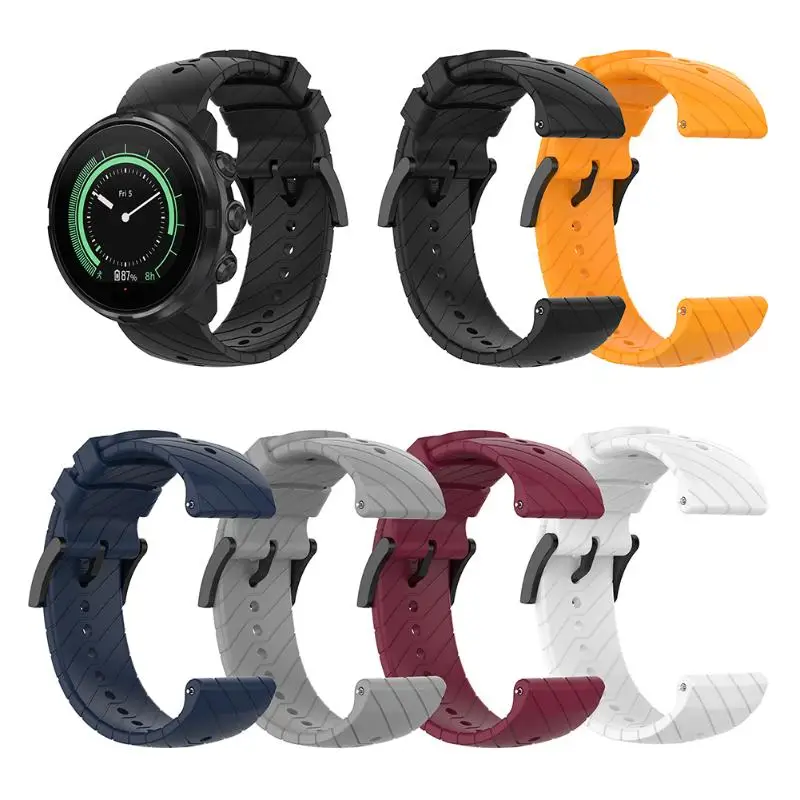 

Sports Soft Silicone Replacement Band Strap for Suunto 9/9 Baro Copper Watch Bracelet Strap Watch Wrist Belt