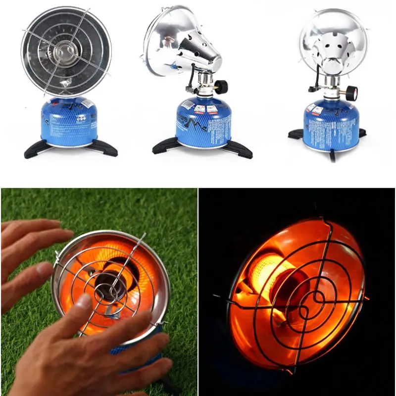 

Portable Gas Heater Outdoor Heating Camping Stove Hunting Fishing Propane Butane Tent Heater With Stand