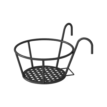 

4pcs Plant Stand Living Room Hanging Basket Corner Balcony Bedroom Iron Art Patio Garden With Hooks Home Decor Indoor Outdoor