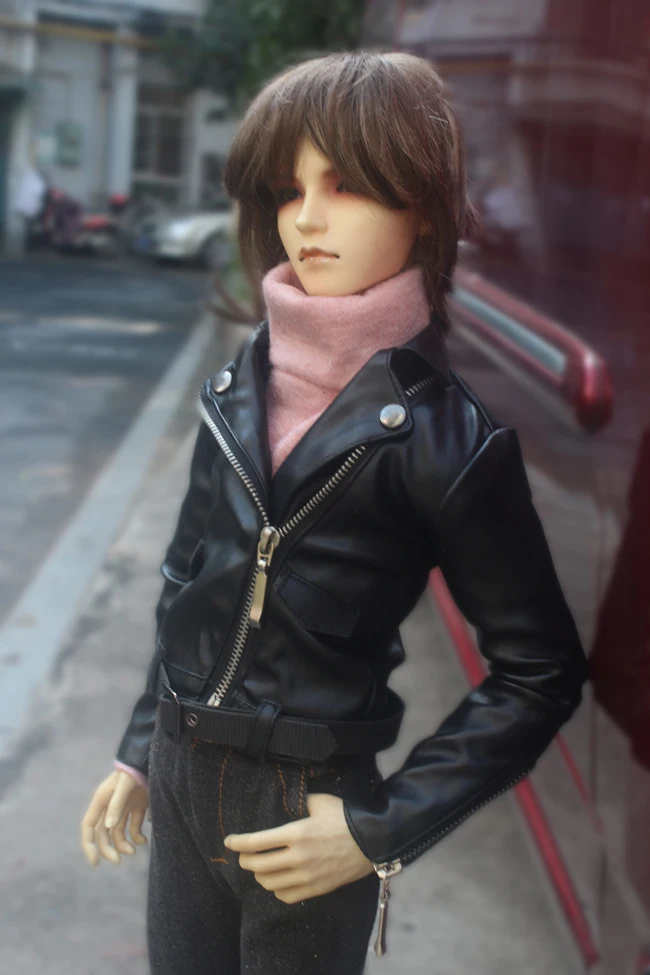 1/4 1/3 масштаб BJD кукольная одежда кожаная куртка пальто для BJD/SD аксессуары ID72 uncle. Не включены кукла, обувь, парик и другие A0848