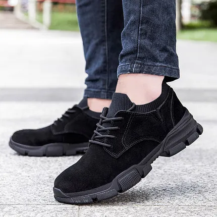 

Autumn Winter Men Shoes Lace-up Men's Casual Shoes Breathable Non-slip Outdoor travel Sneakers Suede Leather Zapatos Hombre