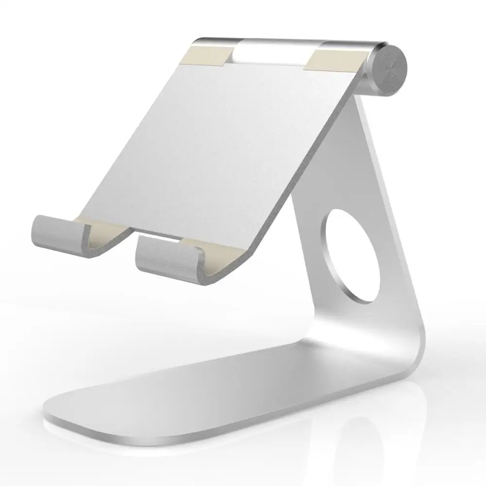 white stand Многофункциональный портативный алюминиевый кронштейн для HUAWEI T5 10 M6 10,8, Air 2 3 4 5 Mini, Tab A6 T580 P580 Kindle E-reader мобильный стенд - Цвет: white stand