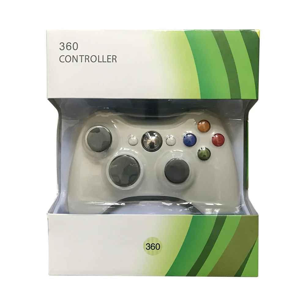 With Retail Box Игровой геймпад для Microsoft xbox 360 контроллер проводной игровой коврик контроллер Джойстик для xbox 360 ПК компьютера Win98/2000/XP/Win7/8/10 - Цвет: With Retail Box