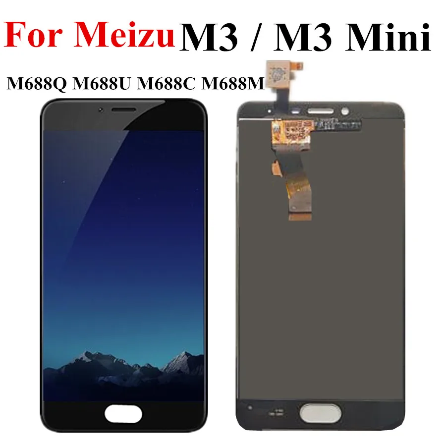 ЖК-дисплей для Meizu M3 mini телефона M688Q M688C M688M M688U Meilan 3 LCD | Мобильные телефоны и
