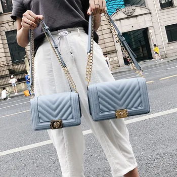 

Bag Women 2019 New Women's Bag Fashion Small Square Bag Simple One Shoulder Messenger Bag