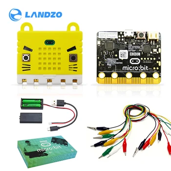 

BBC micro:bit Go start kit with Protective Case Non-acrylic Silicone Case and 10 Pieces Alligator Clips Test Lead