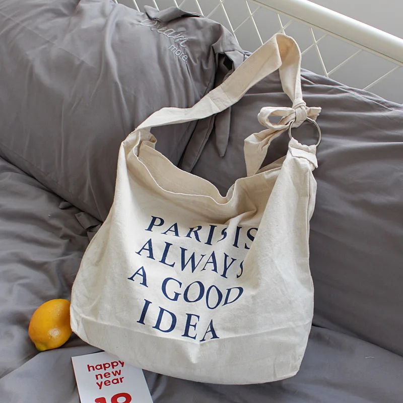 Сумки-тоут из овечьей шерсти с буквенным принтом, складные женские сумки, многоразовые сумки для покупок, повседневные женские сумки-мессенджеры