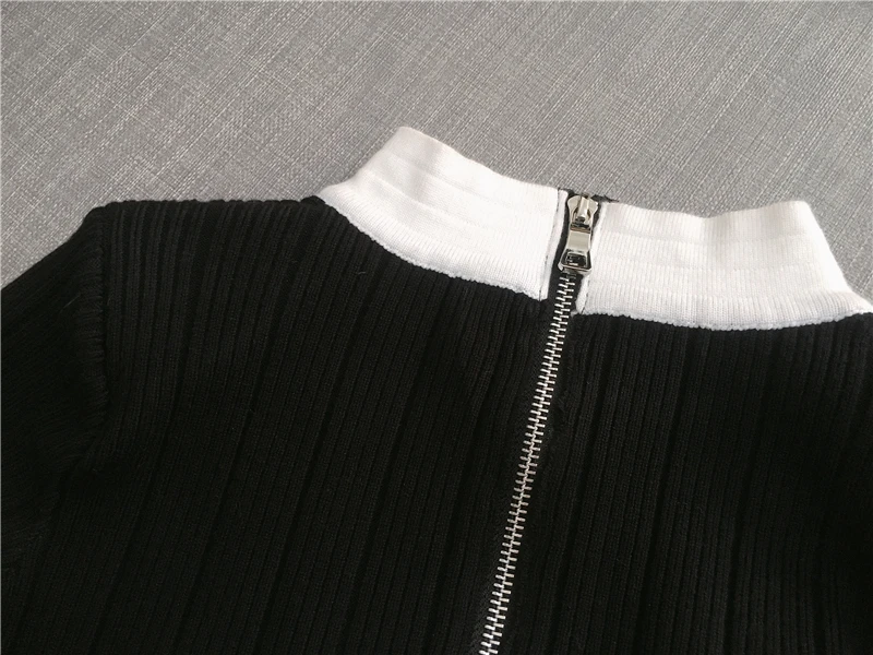 COLOREE осень подиумный дизайнерский женский свитер вязаные пуговицы для блузки однобортная винтажная вязанная блузка повседневные топы-блузки