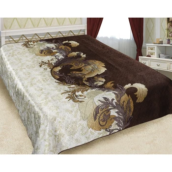 

Bedspread 3D Marianna Euro maxi Latte, 230x250 cm, artificial silk, polyethylene 100%