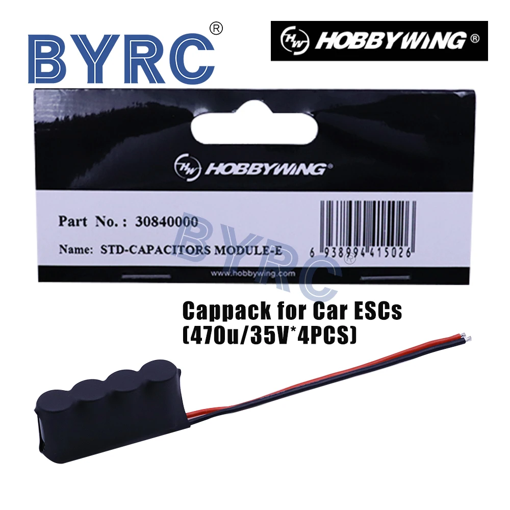 1Pcs Hobbywing Low-impedance Capacitor Module 4 for Ezrun Xerun Car ESC Super Capacitor Module#4 Module 470u/35V*4PCS 5.0