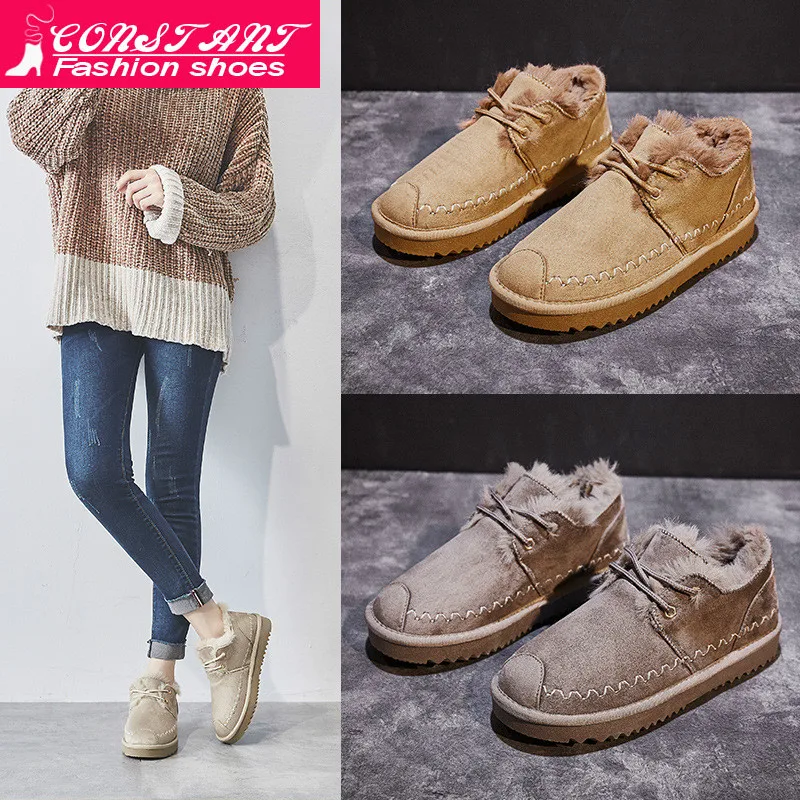 Зимние ботинки Новинка 2019 года женская зимняя обувь из хлопка бархатная