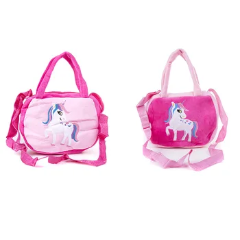 

Faux Fur Unicorn Bag For Girl Purse and Handbag Children Wallet Cute Winter Plush Crossbody Bag Kid Baby Money Coin Bags