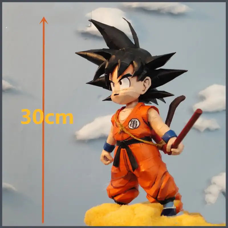 ドラゴンz悟空幼年ベジータ折りたたみ切断3d紙モデルペーパークラフトアニメフィギュアdiy子供アダルトビルディングブロックのおもちゃ Card Model Building Sets Aliexpress