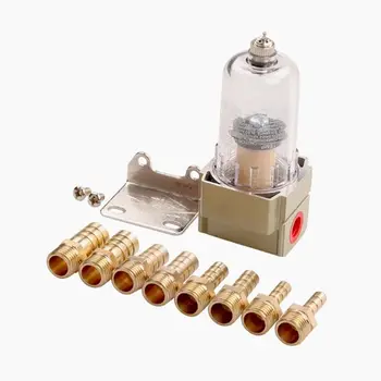 

Engine Baffled Oil Separator Catch Reservoir Tank Compressed Air Filter