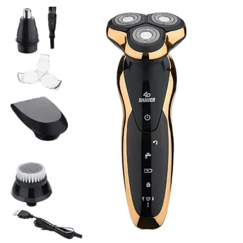 

Men Electric Shaver USB Charging Electric Razor Shaving Machine Beard Trimmer Washable Wet-Dry Dual Use 100% Waterproof