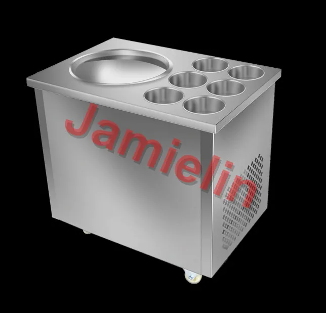 Jamielin, полностью нержавеющая сталь, мороженое, свернутый йогурт, машина для жареного мороженого, машина для жареного мороженого, машина для производства мороженого