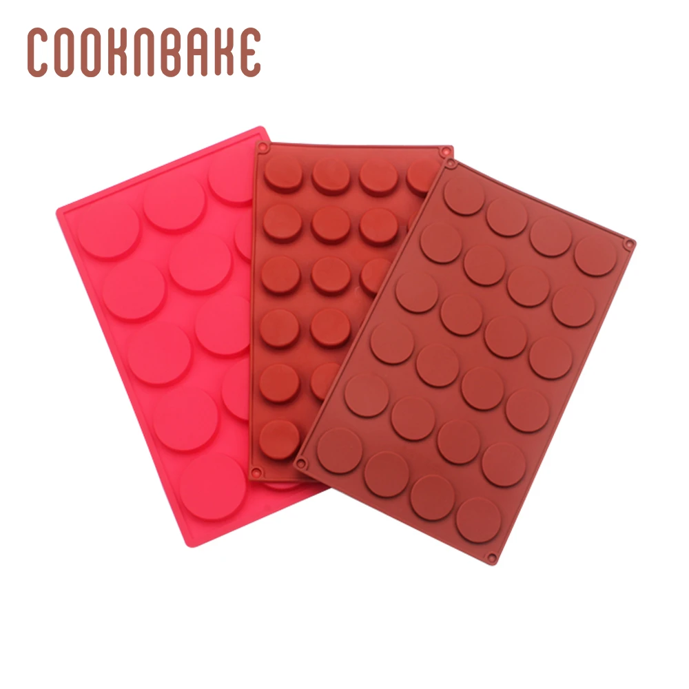 COOKNBAKE силиконовая форма для печенья, печенья, круглая форма для макарон, инструмент для выпечки конфет, шоколада, торта, инструмент для украшения выпечки, 15 полости