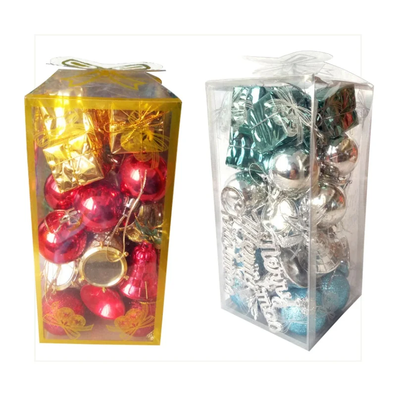 Небьющиеся Новогодние шары украшения пластиковые Рождественские елочные шары Подвески на елку для праздников и вечеринок украшения 32 шт набор