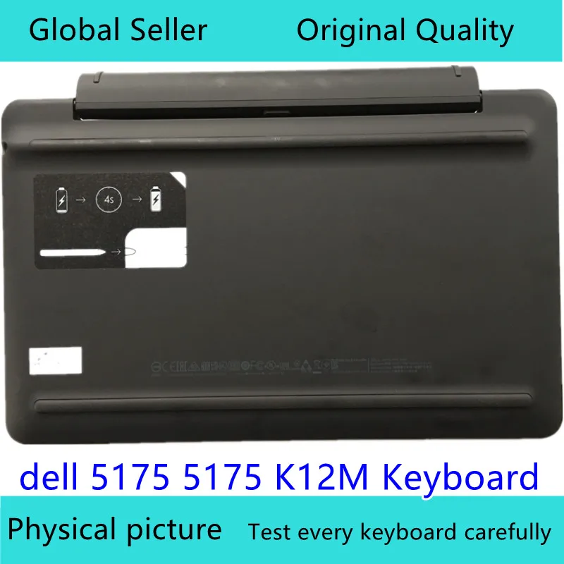 Keyboard with Pen Battery Docking Station For Dell Latitude 11 5175 5179 Laptop Bottom Cover Base Original 100% New K12M T54KN