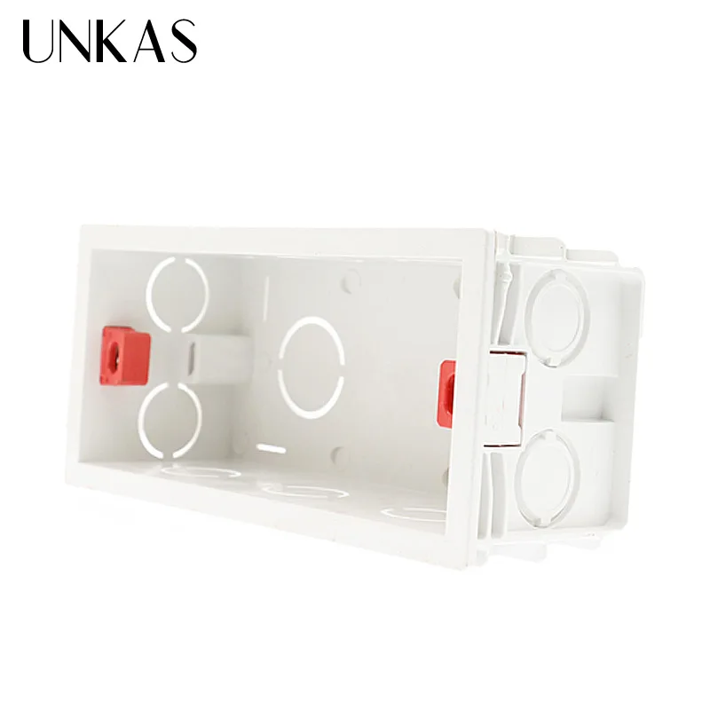 Internal Mounting Box Back Cassette for Wall Light Touch Switch and USB Socket 144mm*67.5mm