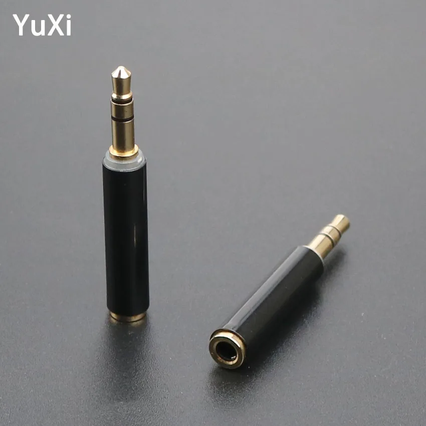 

YuXi 3.5 mm Audio Plug 3.5mm Stereo 3 Pole Male to 1/8" 4 Pole 3 Ring Female Audio Adapter Converter