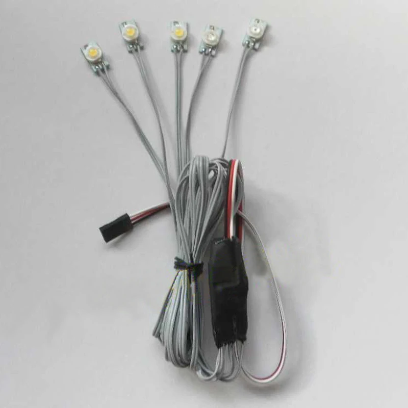 5W PWM Strobe Light Highlight LED Flashing Night Navigation Lamp BEC Power Supply 5V 5A for RC Aircraft Model Receiver Parts | Игрушки и