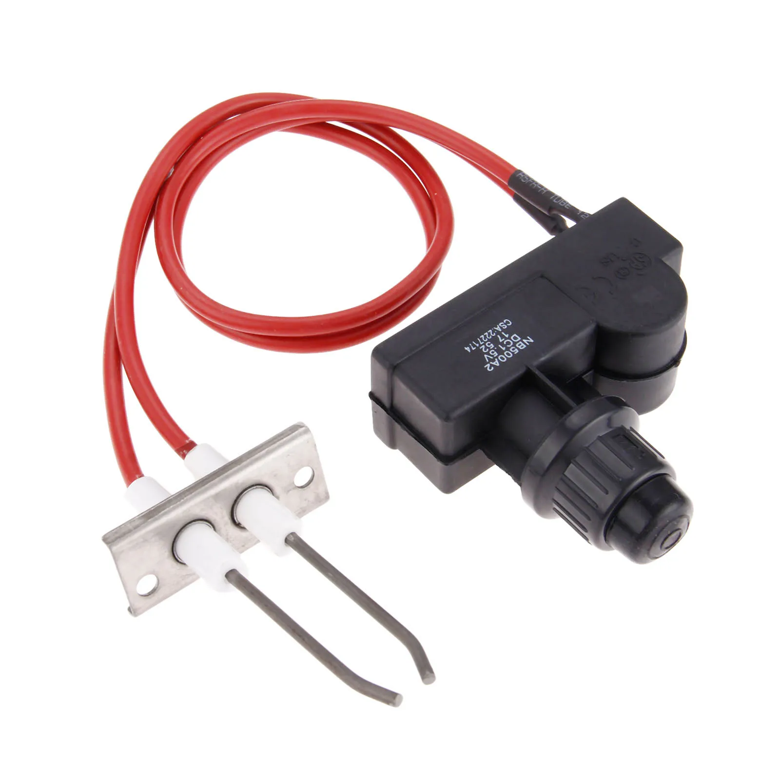 1kit Igniter with High Spark Plug Wire Length 450mm Each Double Ignition Sparks Fits Grill/heater/water Heater/Burner Outdoor Gas Fire Pit Igniter