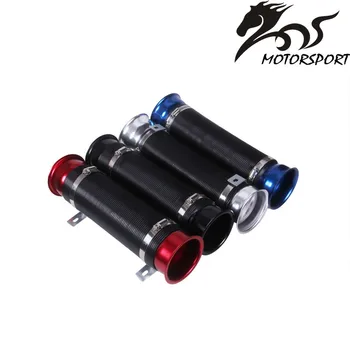 

New Universal 3Inch/76mm Turbo Multi Flexible Air Intake Pipe kit Tube Air Intake Inlet Hose clor blue/black/silver/