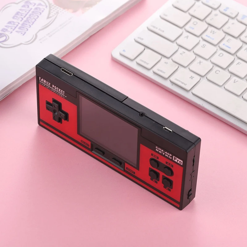 RISE-Handheld Game Console 3.0-Inch Screen Game Player 348 Games Av Output 3.5Mm Output Gift For Kids Adults Classic Retro Game